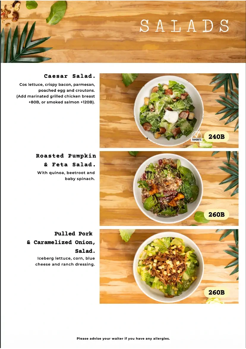 Poached Breakfast Cafe Chalong menu page 11