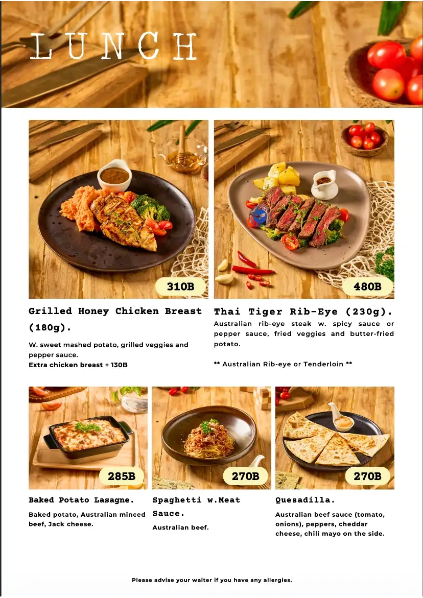 Poached Breakfast Cafe Chalong menu page 13