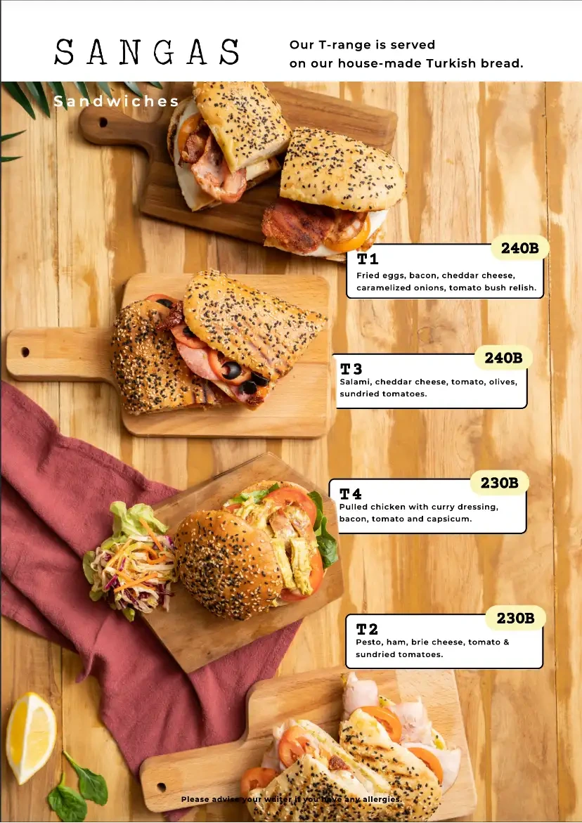 Poached Breakfast Cafe Chalong menu page 8