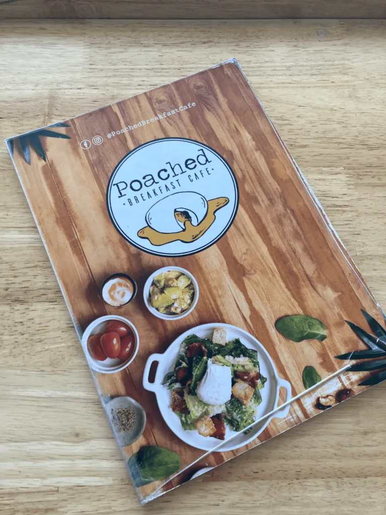 Chalong Menu on Countertop