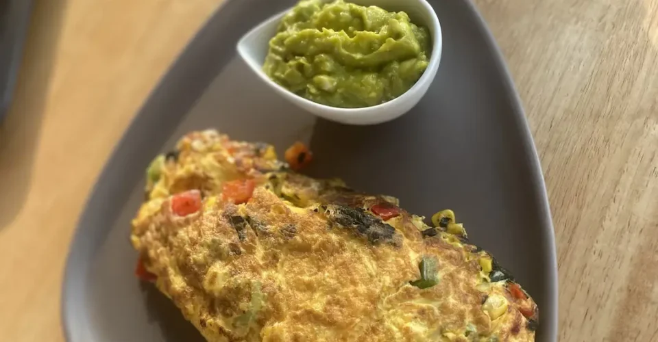 Mexican flavours in a delicious omelette with a side of smashed avocado. Only at the place with the best fry up in Chalong: Poached Breakfast Cafe, Chalong, Phuket, Thailand